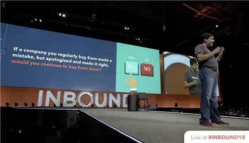 Отключение HubSpot во время INBOUND18 - это своевременный урок «признай свою ошибку»