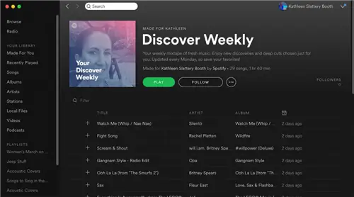 Spotify предлагает брендам возможность спонсировать плейлисты «Discover Weekly»
