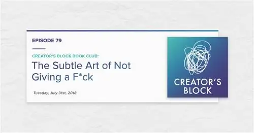 «Клуб Creator's Block Book Club: Тонкое искусство пофигизма» (Creator's Block Ep. 79)