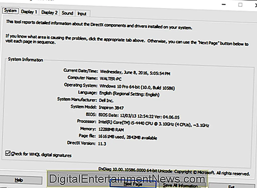 DirectX Windows DirectX Windows