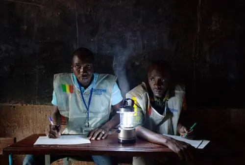 Фото дня: Второй тур президентских выборов в Мали