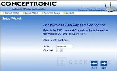 Обзор беспроводной точки доступа 802.11g Conceptronic C54APT, рис. 9 Обзор беспроводной точки доступа 802.11g Conceptronic C54APT, рис. 9