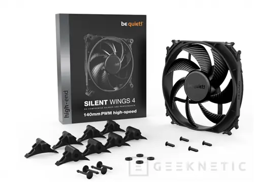 Geeknetic Новые фанаты, будь тише! Silent Wings 4 и Silent Wings Pro 4 с более высокими максимальными оборотами и более низким уровнем шума 3