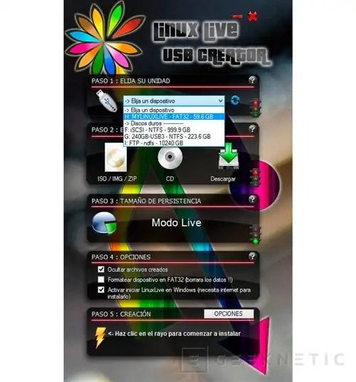 Geeknetic Как создать загрузочный диск Linux с помощью Linux Live USB Creator 1 Geeknetic Как создать загрузочный диск Linux с помощью Linux Live USB Creator 1