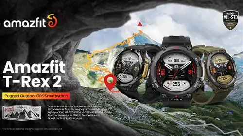 Amazfit T-Rex 2. Надежные умные часы с GPS-навигацией, идеально подходящие для активного отдыха