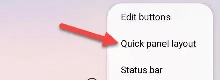 Выберите Быстрый макет панели