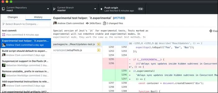 графический интерфейс рабочего стола github