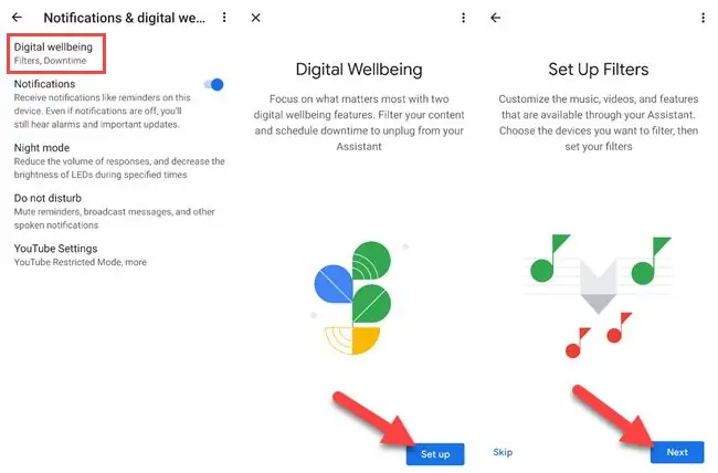 Нажмите «Цифровое благополучие» и следуйте инструкциям