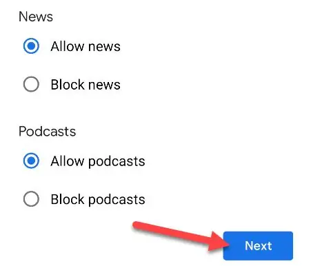 Фильтры новостей и подкастов