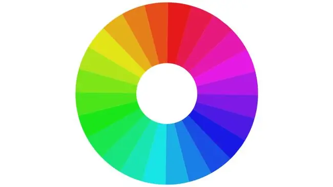 цветовое колесо оттенка