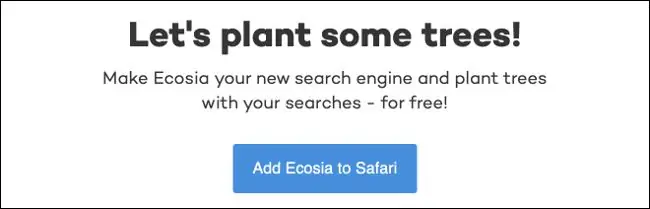 Добавьте Ecosia в ваш любимый браузер Добавьте Ecosia в ваш любимый браузер