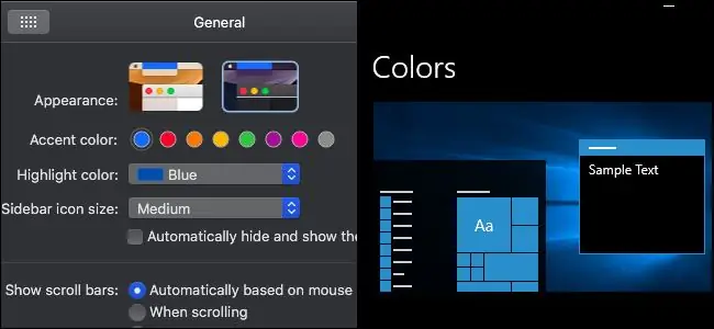 Темный режим macOS Mojave посрамляет Windows 10