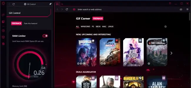 Opera GX: что такое «игровой браузер»?