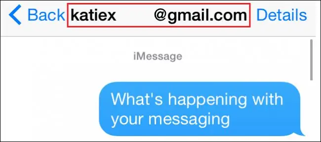 Почему некоторые сообщения iMessage отображаются как электронная почта, а не как номер телефона?