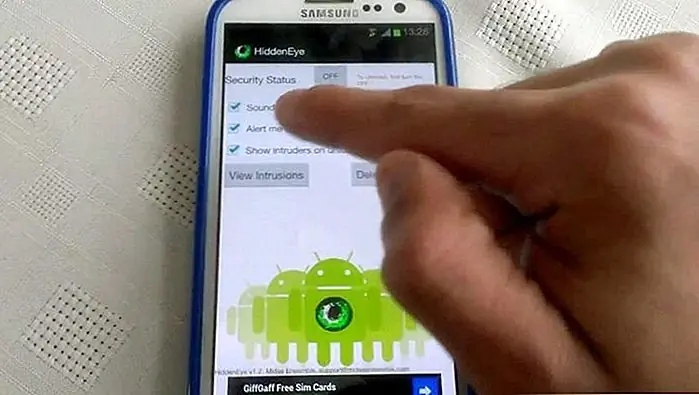 Как сделать снимок кого-то, кто пытается разблокировать ваш телефон