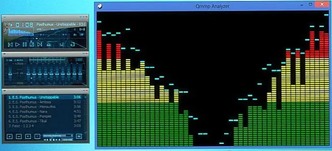 Кроме того, Qmmp может похвастаться поддержкой скинов XMMS и WinAmp. Вы можете добавить дополнительные скины в окне «Настройки» на вкладке «Внешний вид». Вкладка «Плагины» в том же окне позволяет вам расширить функциональность Qmmp, например, добавить поддержку текстов песен, изменить звуковой движок (BS2B, Crossfade), установить собственные глобальные горячие клавиши и многое другое.