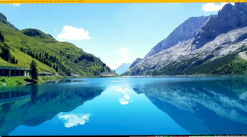 Менеджер i3 отлично выглядит сам по себе, за исключением пустого черного экрана. Чтобы это исправить, вам нужно установить обои. Чтобы установить обои, откройте терминал и выполните следующие действия: