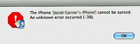 Как исправить ошибку синхронизации iPhone 39 в iTunes (Mac и Windows)