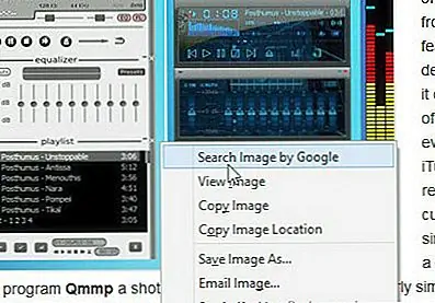 Получить обратный вариант поиска изображений Google в меню Firefox правой кнопкой мыши