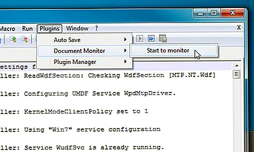 Автоматическое обновление всех открытых документов Notepad ++ для просмотра изменений - Document Monitor