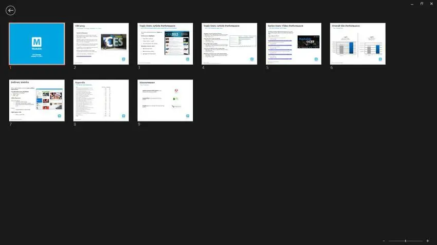 Вы можете взглянуть на PowerPoint с высоты птичьего полета в режиме докладчика