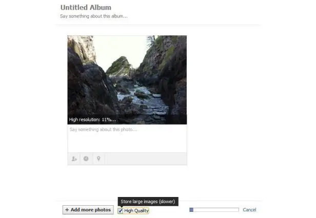 Наконец, функция загрузки фотографий по умолчанию в Facebook не имеет высокого разрешения. Если вы хотите, чтобы ваши изображения были наилучшего качества, всегда проверяйте