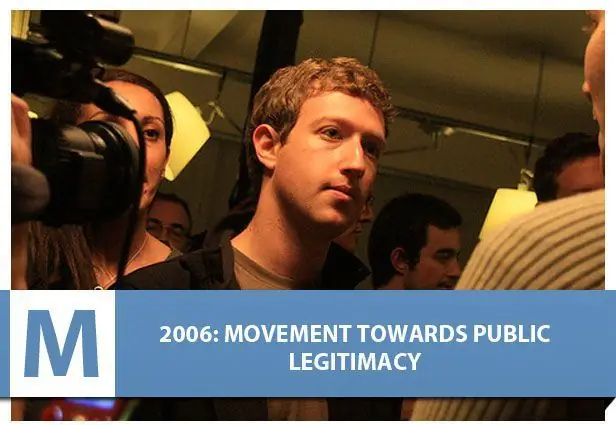 Facebook стал более легитимным, поскольку он перешел в большее количество колледжей, а затем распространился на публику. Microsoft подписала крупное рекламное соглашение с Facebook, событие, которое положило начало долгим, позитивным отношениям между двумя компаниями. Всего месяц спустя Yahoo сделала предложение на 1 миллиард долларов на покупку Facebook, но оно было отклонено после того, как акции Yahoo упали, и компании пришлось снизить до 800 миллионов долларов. Изображение предоставлено Людовиком Тойнелем; Flickr