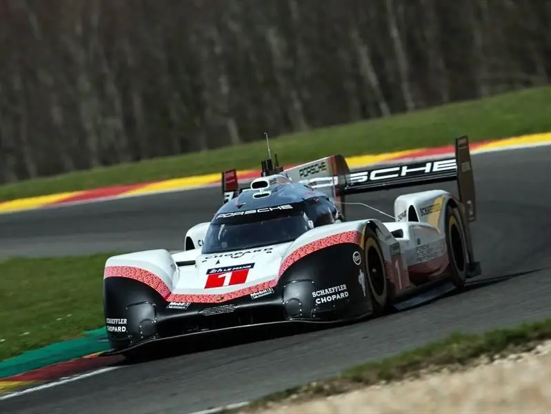 Porsche 919 Hybrid Evo устанавливает рекорд на трассе Спа-Франкоршам