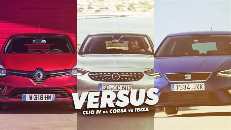 Против: Opel Corsa против Seat Ibiza против Renault Clio
