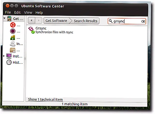 Подготовьте папку, идеально где-то вне вашего ПК - внешний жесткий диск или сетевой накопитель для ваших резервных копий. Как только вы это сделаете, откройте Grsync и создайте новый сеанс.