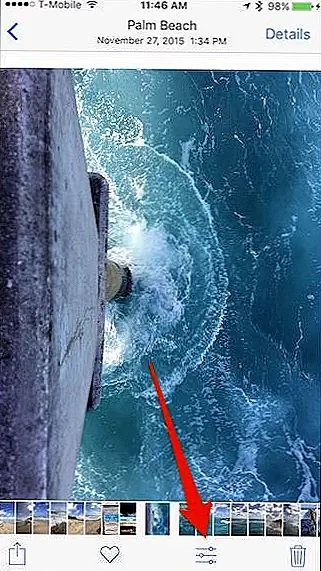 Как мы уже сказали, это то же самое, что и с любой обычной фотографией, которую вы можете обрезать, повернуть, применить фильтры, настроить цвет, яркость и контраст, а также использовать инструмент разметки.