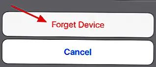 И теперь, когда iOS забыли устройство, вы можете попробовать его снова соединить.