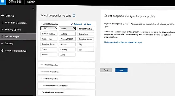 Например, как вы можете видеть на скриншоте ниже, «Свойства ученика» будут синхронизированы из Информационной системы учеников (SIS) на основе CSV-файла, который может выглядеть как лист Excel.