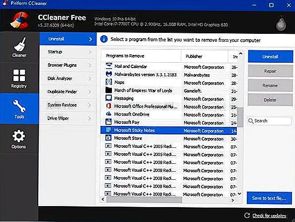 Последнее предложение у нас есть то, что вы удаляете приложение Microsoft Sticky Notes с помощью PowerShell или CCleaner, а затем загружаете и устанавливаете его из Microsoft Windows Store. Последнее предложение у нас есть то, что вы удаляете приложение Microsoft Sticky Notes с помощью PowerShell или CCleaner, а затем загружаете и устанавливаете его из Microsoft Windows Store.