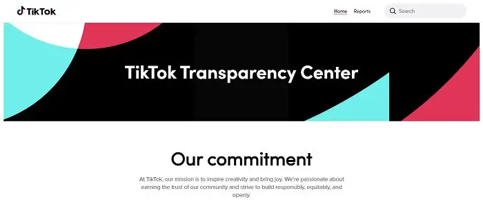 Центр прозрачности TikTok