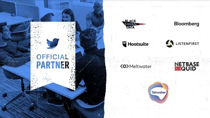 Объявление о партнерах Твиттера