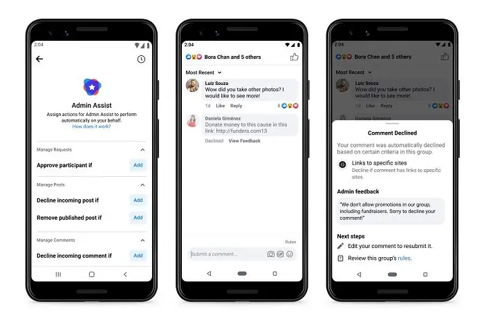 Обновление групп Facebook