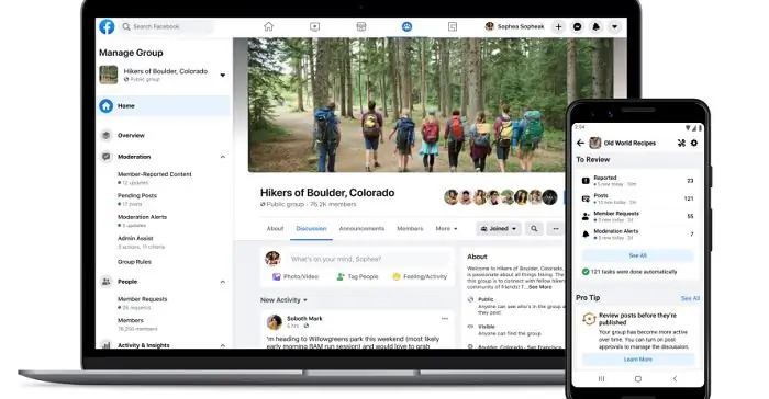 Facebook добавляет ряд новых инструментов группового администрирования, включая обновленную информационную панель и «оповещения о конфликтах»