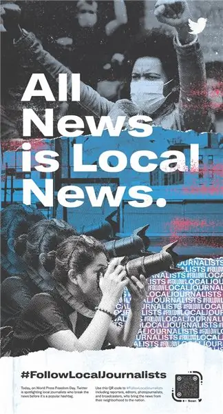 Местная журналистская реклама в Твиттере