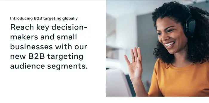 Meta запускает новые рекламные аудитории B2B, чтобы помочь маркетологам связаться с ключевыми лицами, принимающими решения