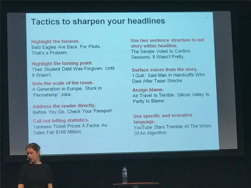 Sharpen Headlines NYT