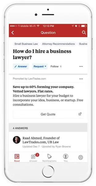 Решение Quora для нативной рекламы вышло из стадии бета-тестирования и доступно каждому Auto Express Social Media Today