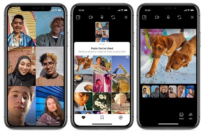 Совместный просмотр в инстаграме