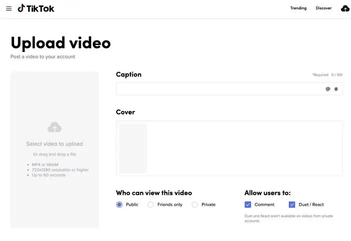 Загрузка рабочего стола TikTok Загрузка рабочего стола TikTok