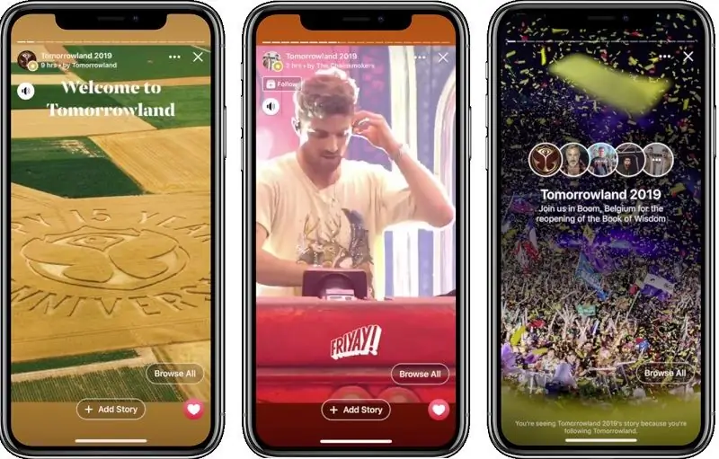 Совместные истории Facebook