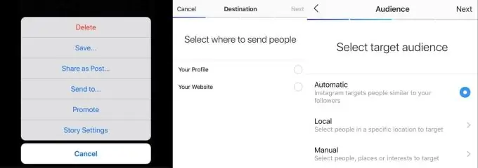 Истории Instagram продвигают