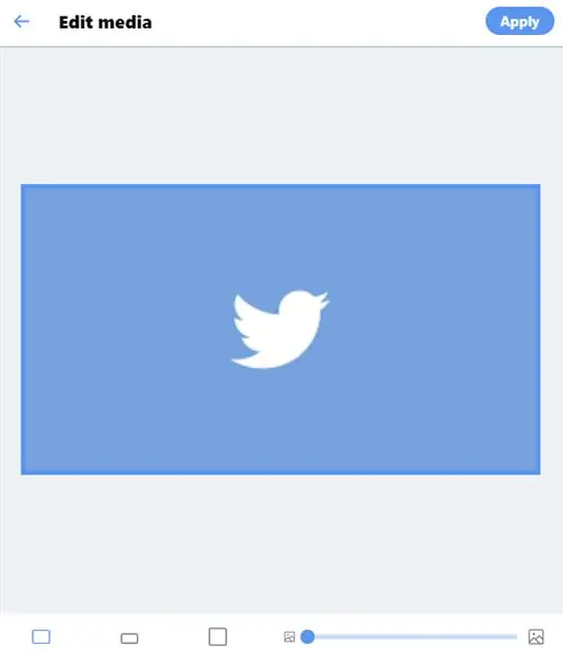 Изменение размера изображения Twitter на рабочем столе