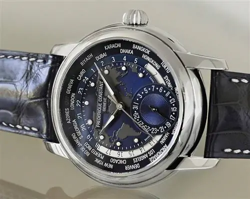 Часы Frédérique Constant Worldtimer практические занятия: ощущение грусти