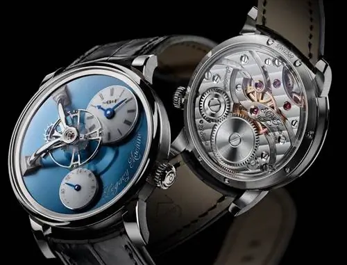 MB&F LM101 теперь в платиновом корпусе с синим циферблатом