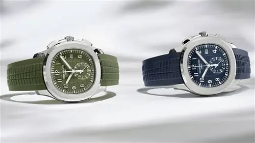 Patek Philippe представляет первые в мире часы-хронограф Aquanaut из белого золота